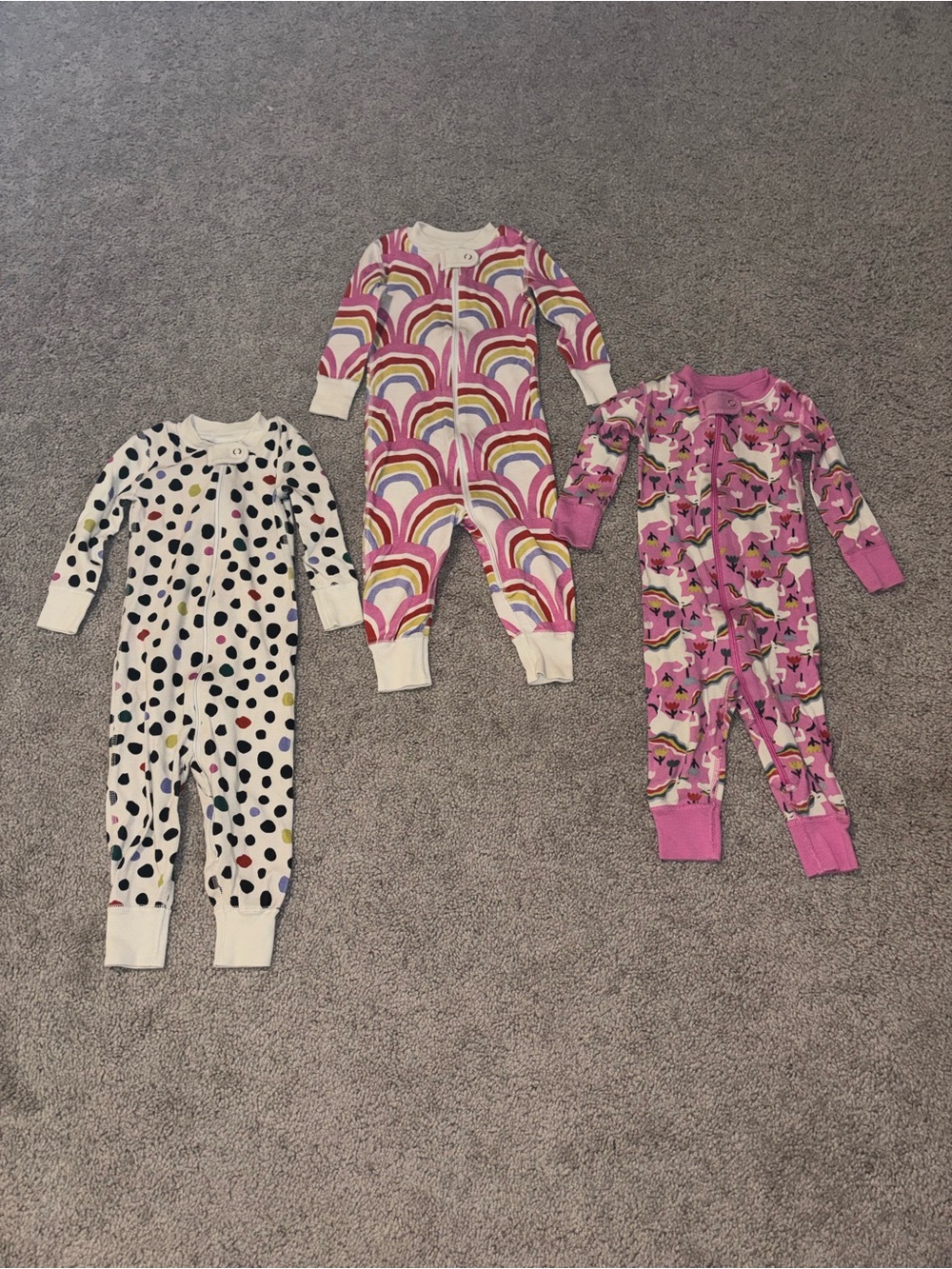 Set of 3 Hanna Andersson Sleepers